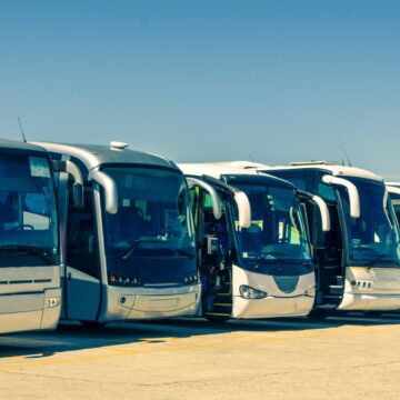 bus Bus touristiques d'affilée
