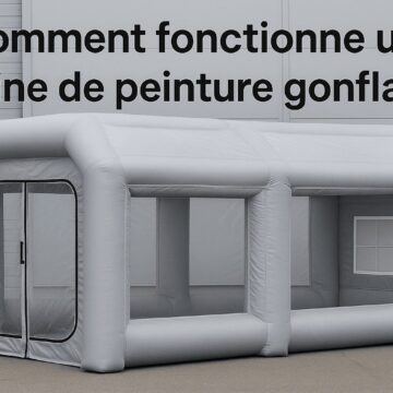 Comment fonctionne une cabine de peinture gonflable ? cabine de peinture gonflable