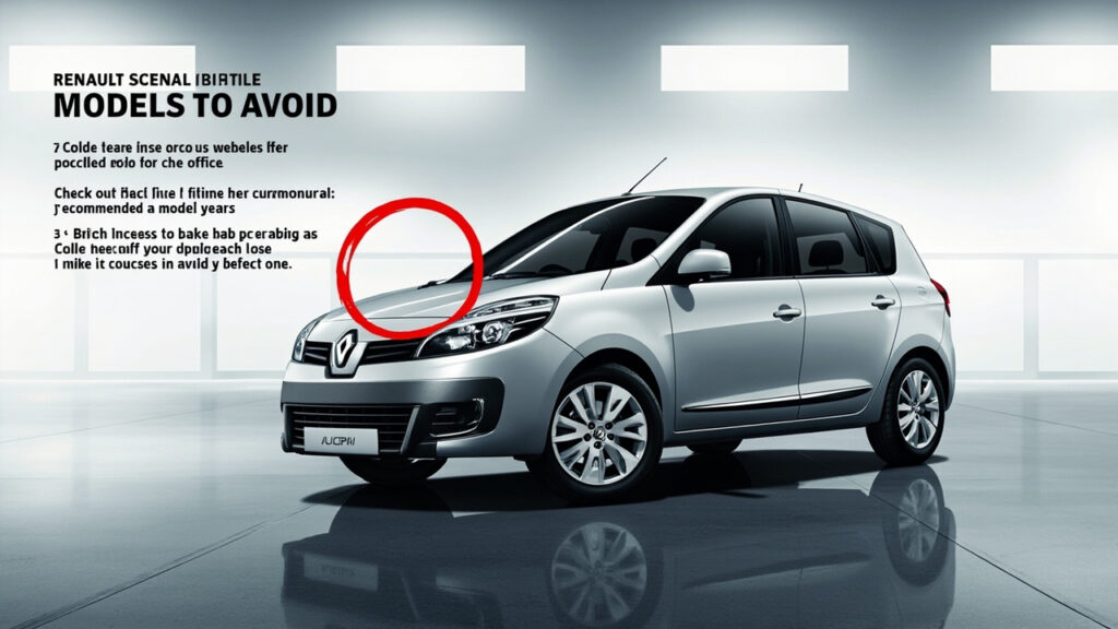 Fiabilité renault scénic : modèles à éviter et conseils d'achat