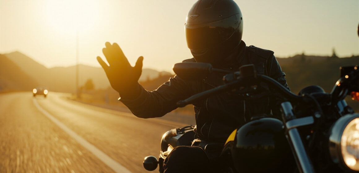 comment-un-motard-dit-merci-le-langage-secret-de-la-courtoisie-a-moto Comment un motard dit merci : le langage secret de la courtoisie à moto