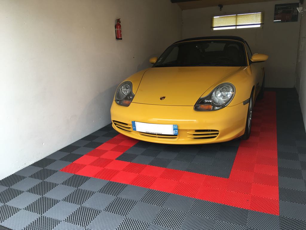dalles de sol de garage